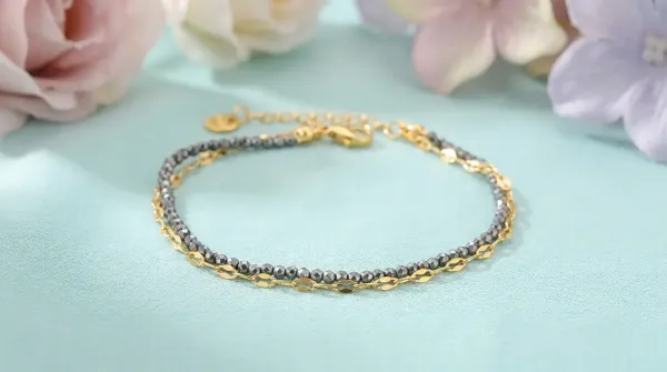 Edelstahl Armband Midnight Luxe Layer
